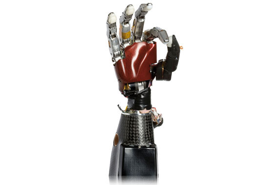 Brushless maxon DC motor Moves Humanoid Robotic Hand