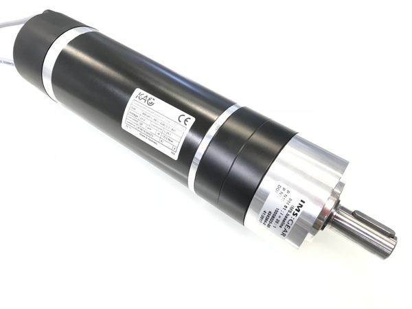 Pictured below is the first example of the Kählig Antriebstechnik M80x80 24V 128rpm DC motor + 24V holding brake, digital encoder and 81mm 25:1 planetary gearbox