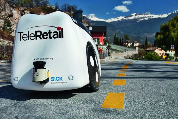 Called &ldquo;mobile trunks&rdquo; these autonomous delivery robots are small containers on wheels equipped with sensors, intelligent software and powerful maxon DC motors