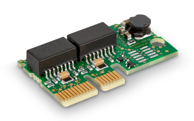 The addition of an expansion board now allows maxon positioning controller, the EPOS4, to be integrated into any EtherCAT network as a slave using the CoE standard (CAN application layer over EtherCAT)
