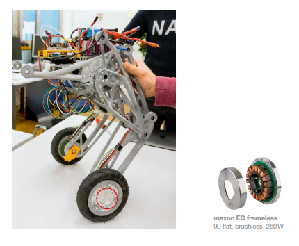 A robot that can balance and move on two wheels is being developed by a team of students at ETH Zurich